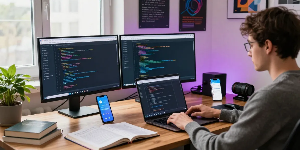 Developing the Telegram Web Version interface in a modern workspace