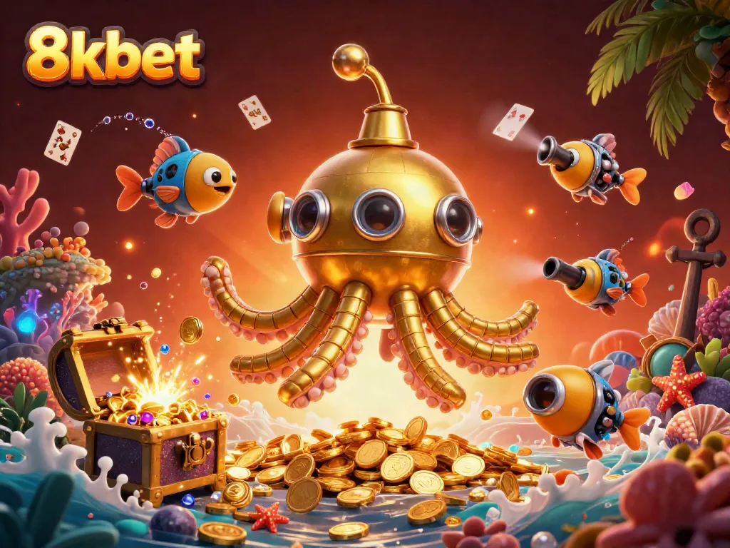 Experience the thrill of winning at 8xbet with vibrant casino elements and dynamic characters.