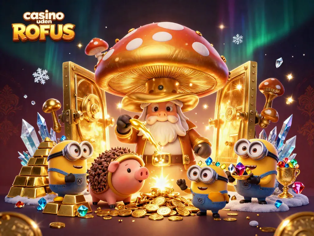 Play thrilling games at casino uden ROFUS with enchanting characters and vibrant treasures.