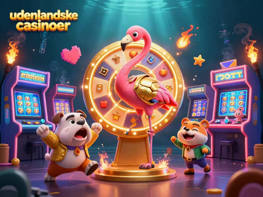 Play at udenlandske casinoer and win—excited characters with jackpot elements abound!